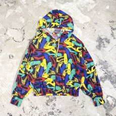 画像1: HEEL PUMPS PATTERN ART HOODIE JACKET / Mens L (1)