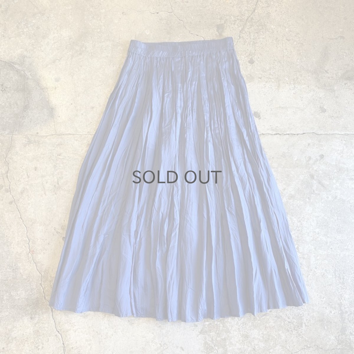 画像2: OLD WASHER COLOR FLARE SKIRT / W28~ (2)