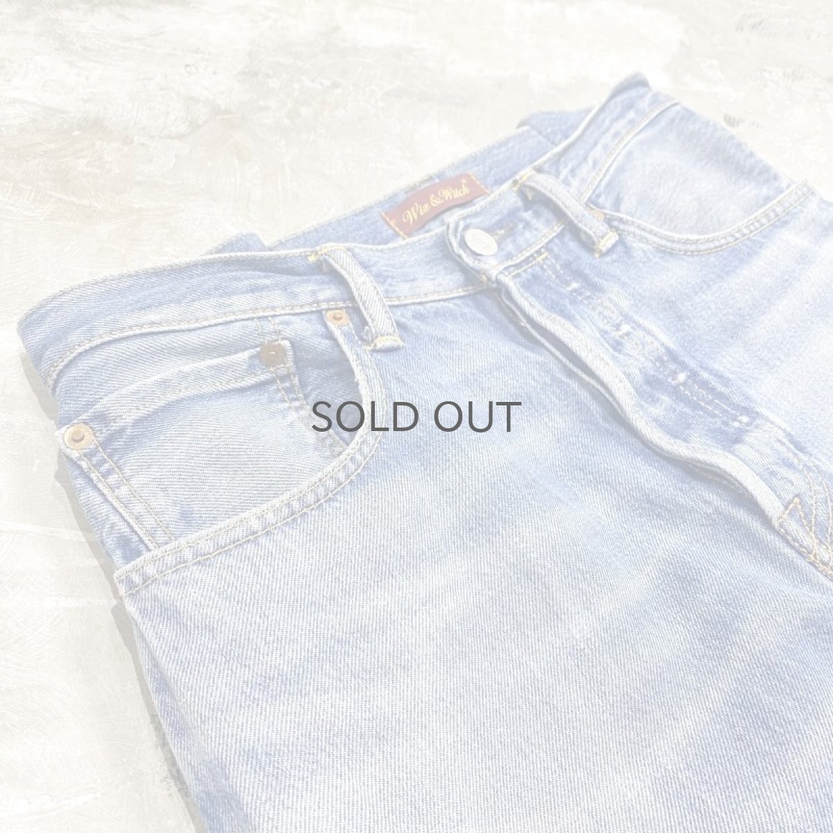 画像3: 【Wiz&Witch】"DIRTY BEAUTIFUL" CRUST ART JEANS / W31 (3)