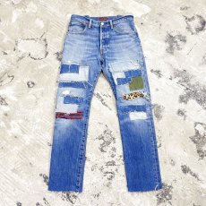 画像1: 【Wiz&Witch】"DIRTY BEAUTIFUL" CRUST ART JEANS / W31 (1)