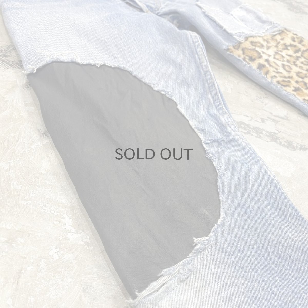 画像5: 【Wiz&Witch】"DIRTY BEAUTIFUL" CRUST ART JEANS / W30 (5)