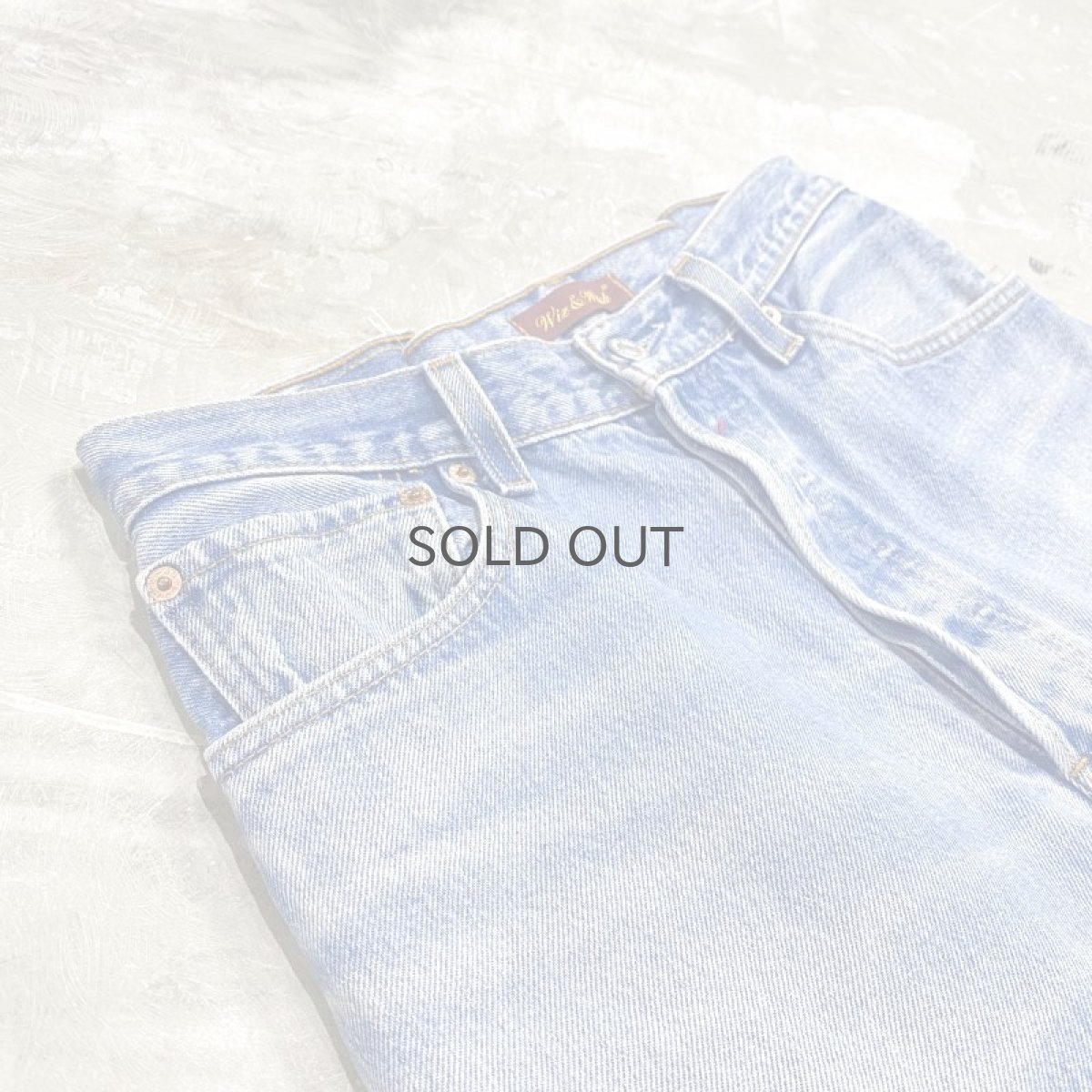 画像3: 【Wiz&Witch】"DIRTY BEAUTIFUL" CRUST ART JEANS / W30 (3)