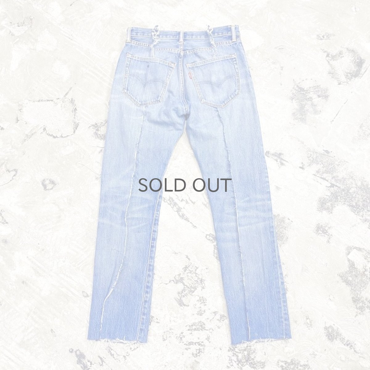 画像2: 【Wiz&Witch】"DIRTY BEAUTIFUL" CRUST ART JEANS / W31 (2)