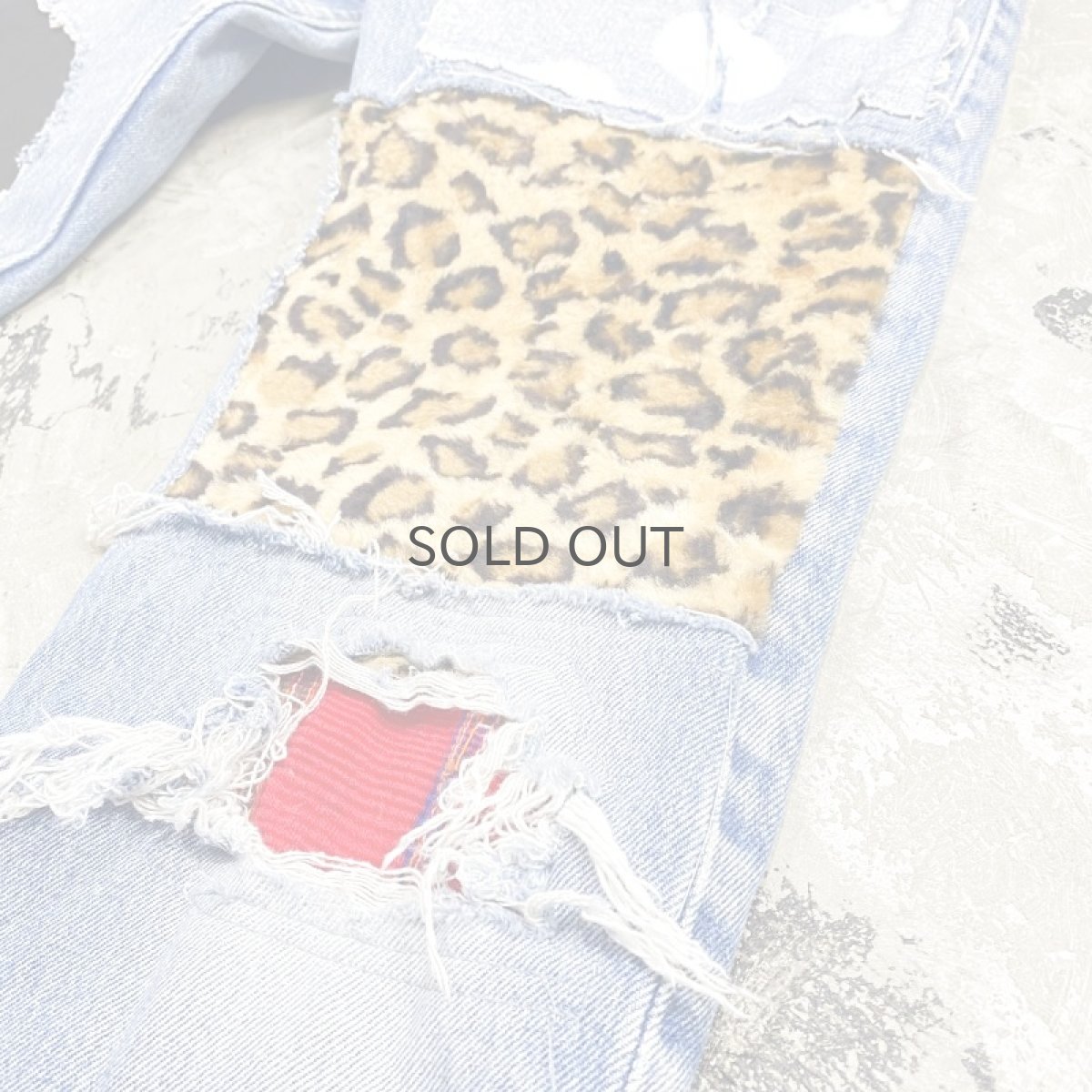 画像6: 【Wiz&Witch】"DIRTY BEAUTIFUL" CRUST ART JEANS / W30 (6)