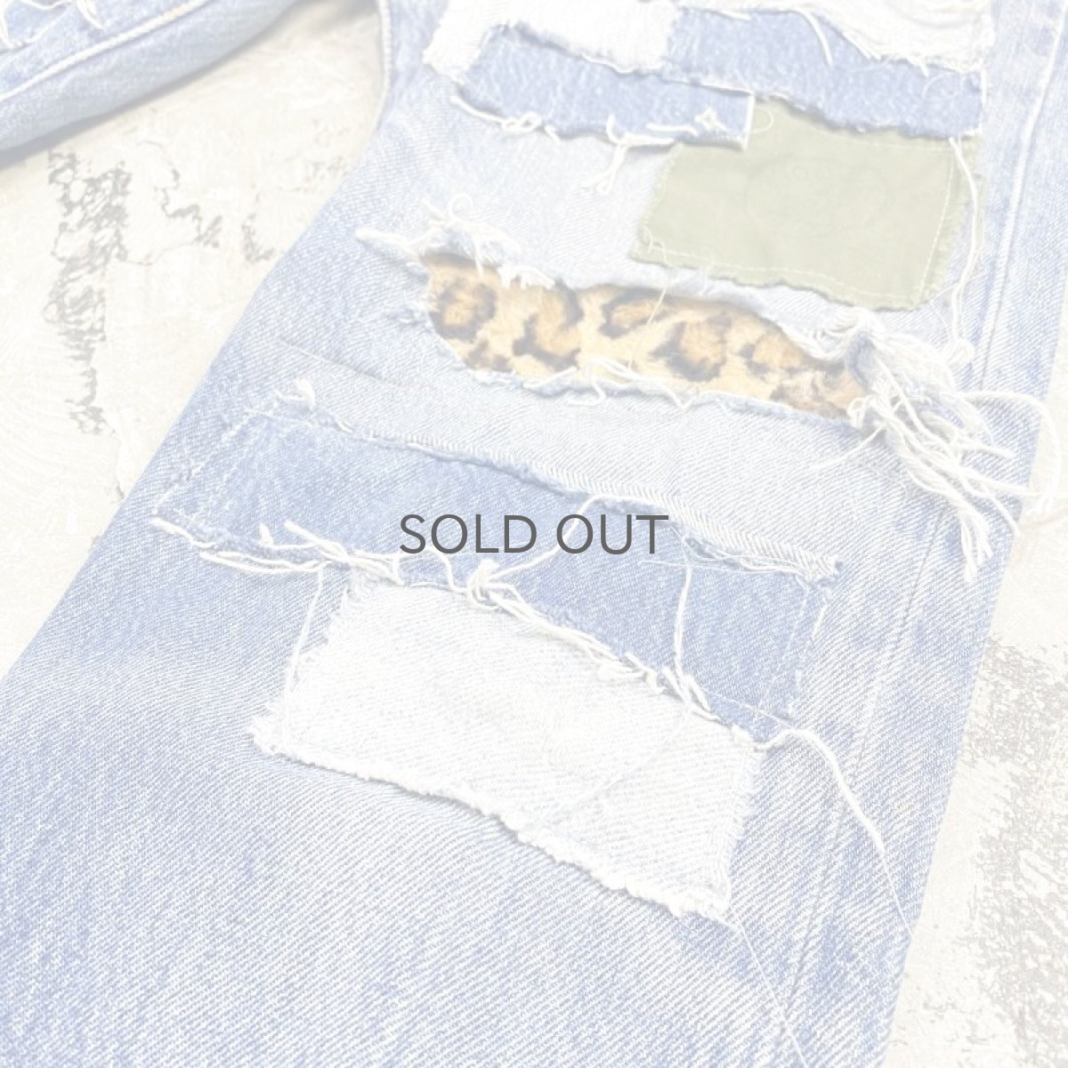 画像6: 【Wiz&Witch】"DIRTY BEAUTIFUL" CRUST ART JEANS / W31 (6)