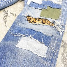 画像6: 【Wiz&Witch】"DIRTY BEAUTIFUL" CRUST ART JEANS / W31 (6)