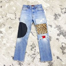 画像1: 【Wiz&Witch】"DIRTY BEAUTIFUL" CRUST ART JEANS / W30 (1)