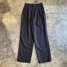画像1: 【Wiz&Witch】"THE U.K" SIDE STUDS SLACKS PANTS / W27 (1)