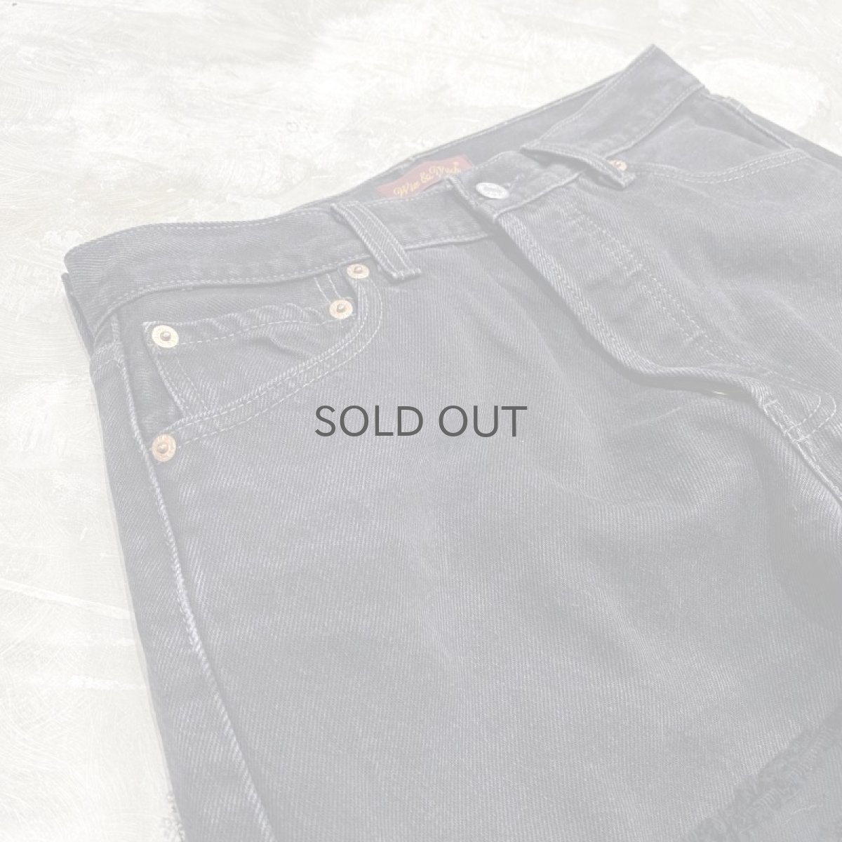 画像3: 【Wiz&Witch】"DIRTY BEAUTIFUL" CRUST ART JEANS / W30 (3)