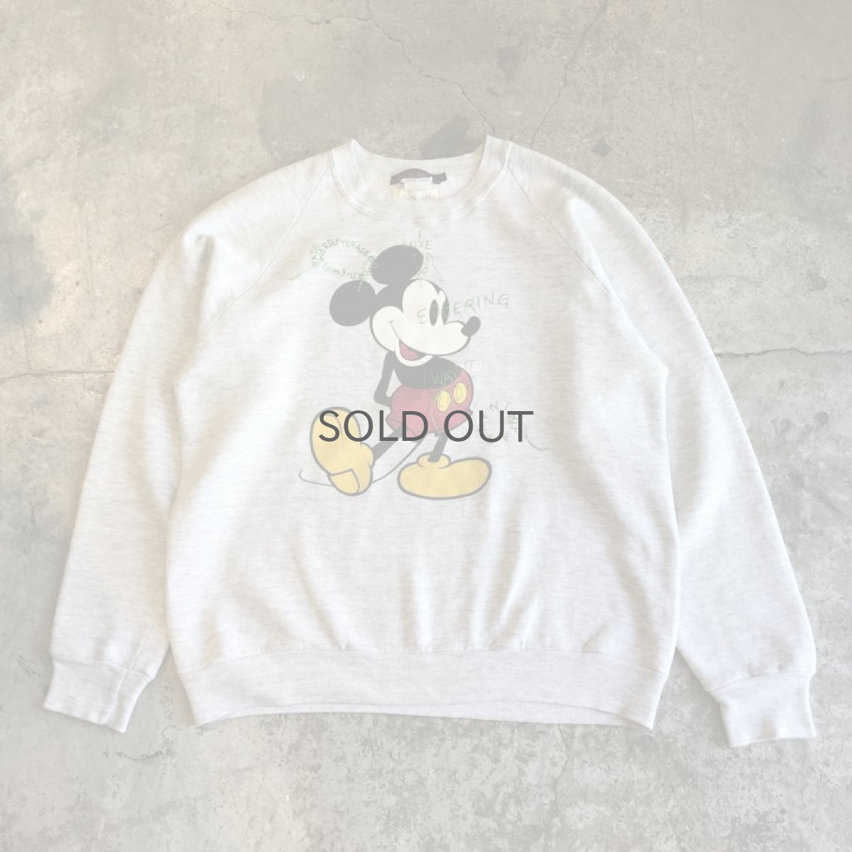 画像1: 【Wiz&Witch×KEEN KEEN】"MOCO" VINTAGE MICKEY SWEAT / OS (1)