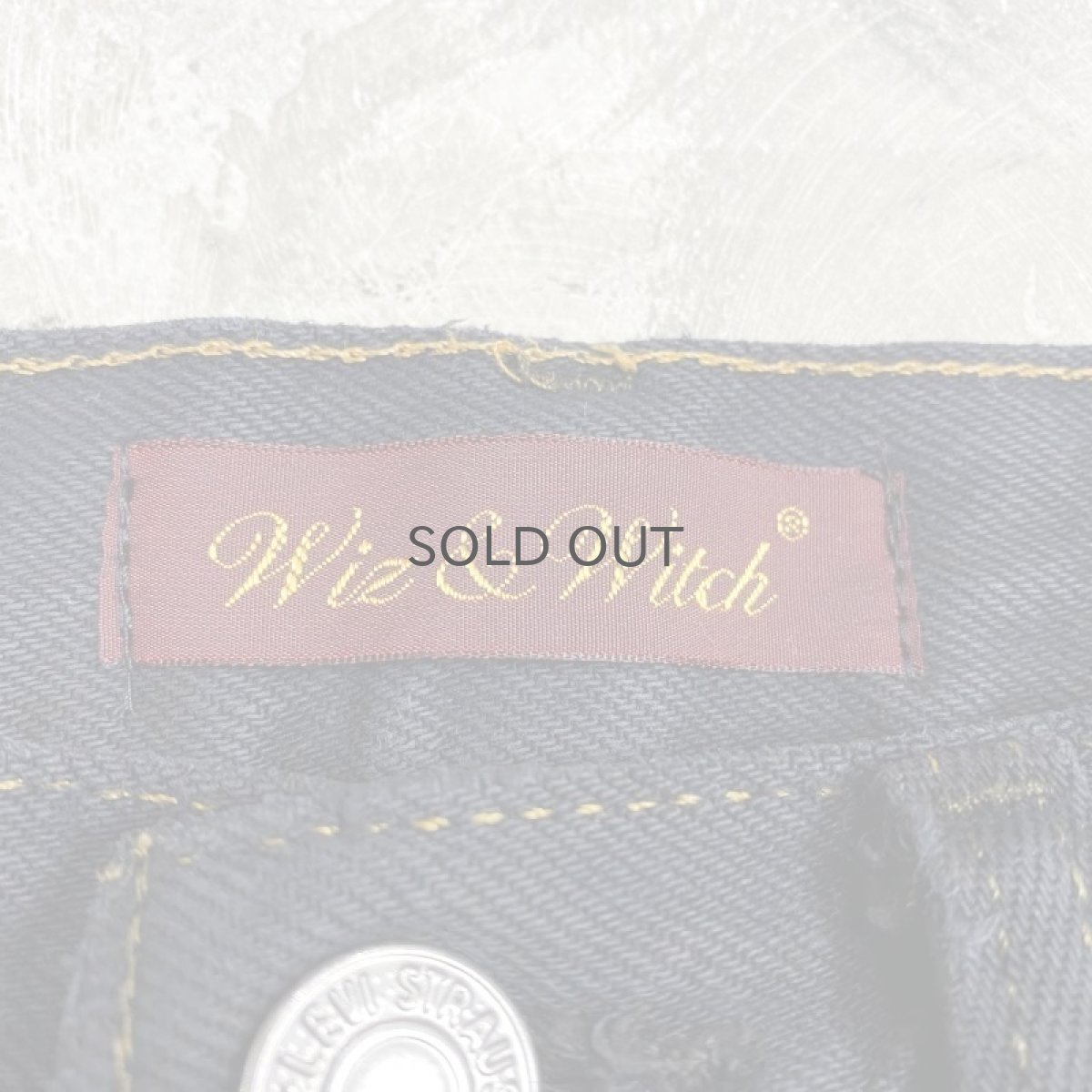 画像8: 【Wiz&Witch】"DIRTY BEAUTIFUL" CRUST ART JEANS / W31 (8)