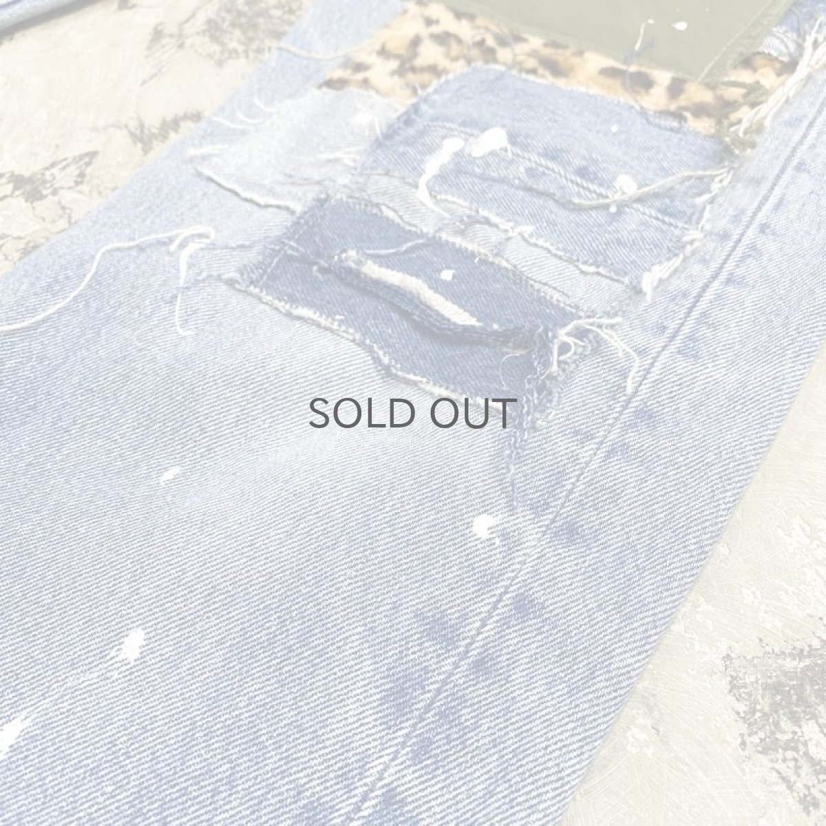 画像6: 【Wiz&Witch】"DIRTY BEAUTIFUL" CRUST ART JEANS / W31 (6)