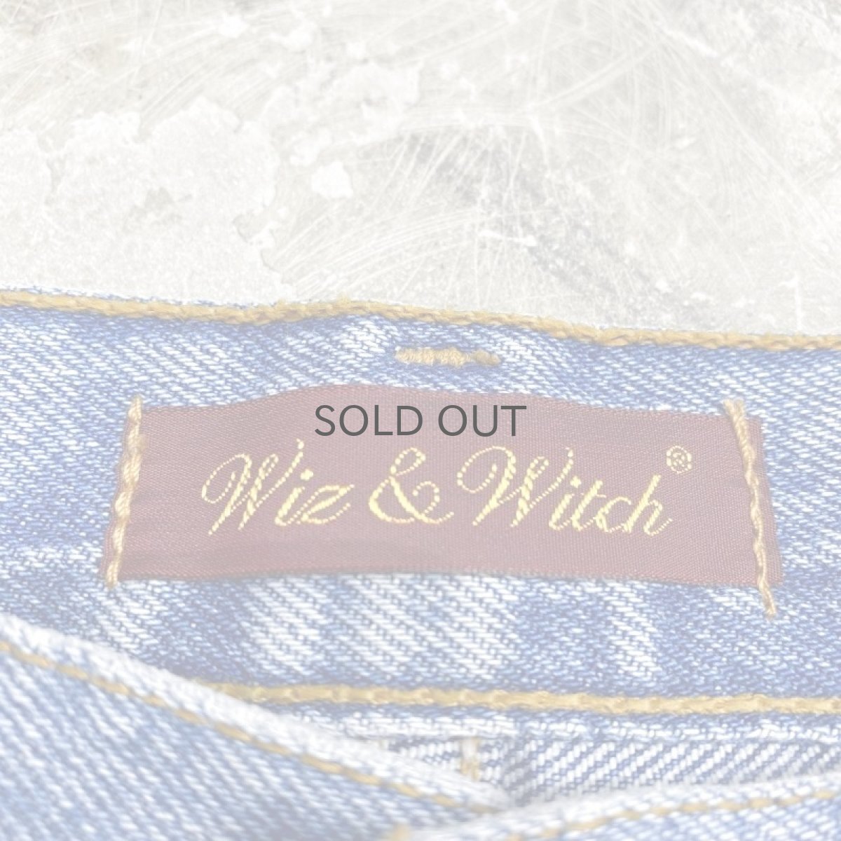 画像8: 【Wiz&Witch】"DIRTY BEAUTIFUL" CRUST ART JEANS / W31 (8)