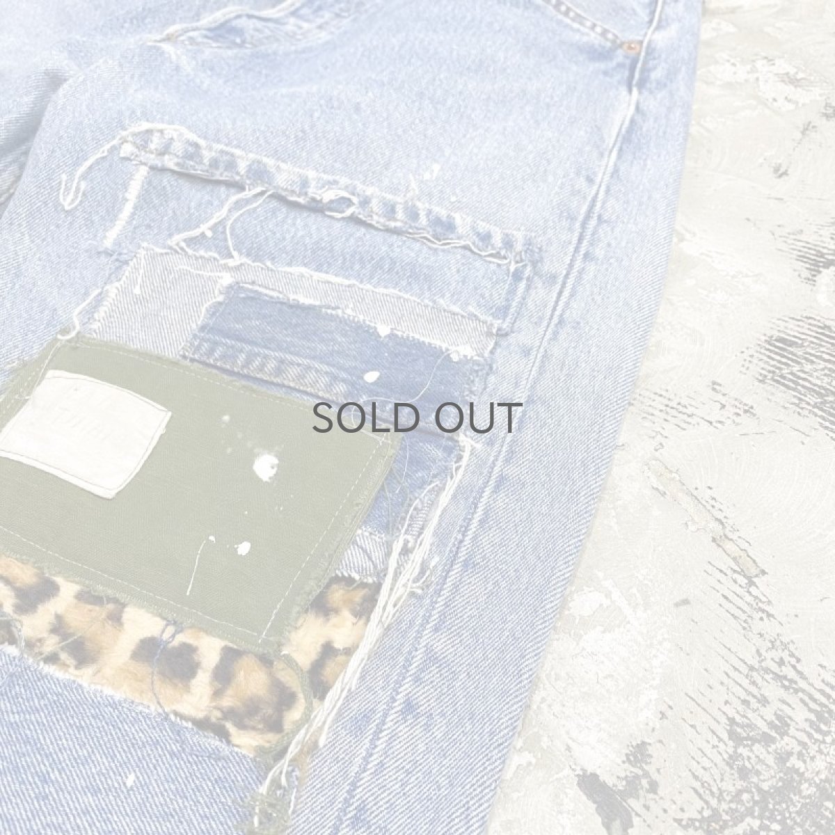 画像4: 【Wiz&Witch】"DIRTY BEAUTIFUL" CRUST ART JEANS / W31 (4)