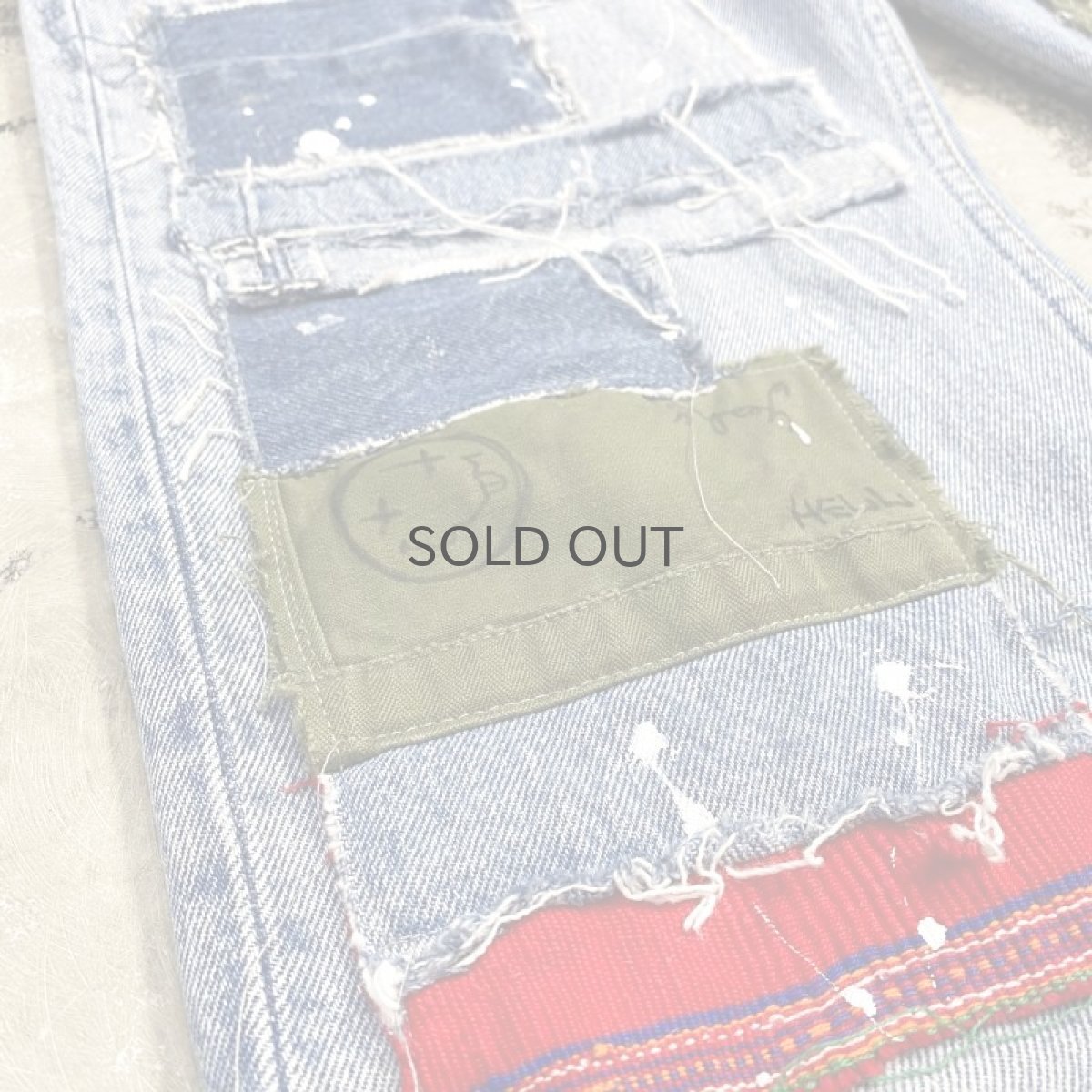 画像5: 【Wiz&Witch】"DIRTY BEAUTIFUL" CRUST ART JEANS / W31 (5)