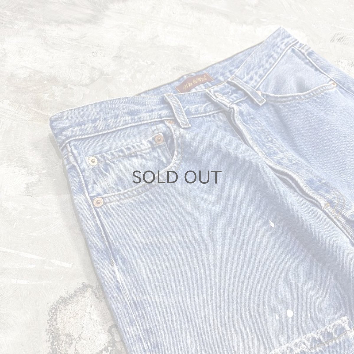 画像3: 【Wiz&Witch】"DIRTY BEAUTIFUL" CRUST ART JEANS / W31 (3)
