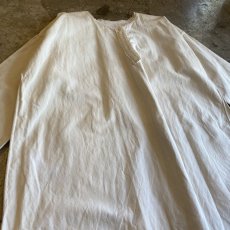 画像4: 20's~30's ANTIQUE FRANCE LINEN ONE-PIECE / Ladies M (4)