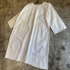 画像3: 20's~30's ANTIQUE FRANCE LINEN ONE-PIECE / Ladies M (3)