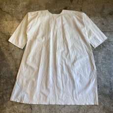 画像2: 20's~30's ANTIQUE FRANCE LINEN ONE-PIECE / Ladies M (2)