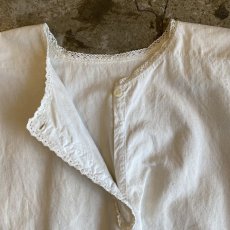 画像6: 20's~30's ANTIQUE FRANCE LINEN ONE-PIECE / Ladies M (6)