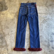 画像2: 【Wiz&Witch】"DIRTY BEAUTIFUL"  VINTAGE LINE FRINGE JEANS / W28 (2)