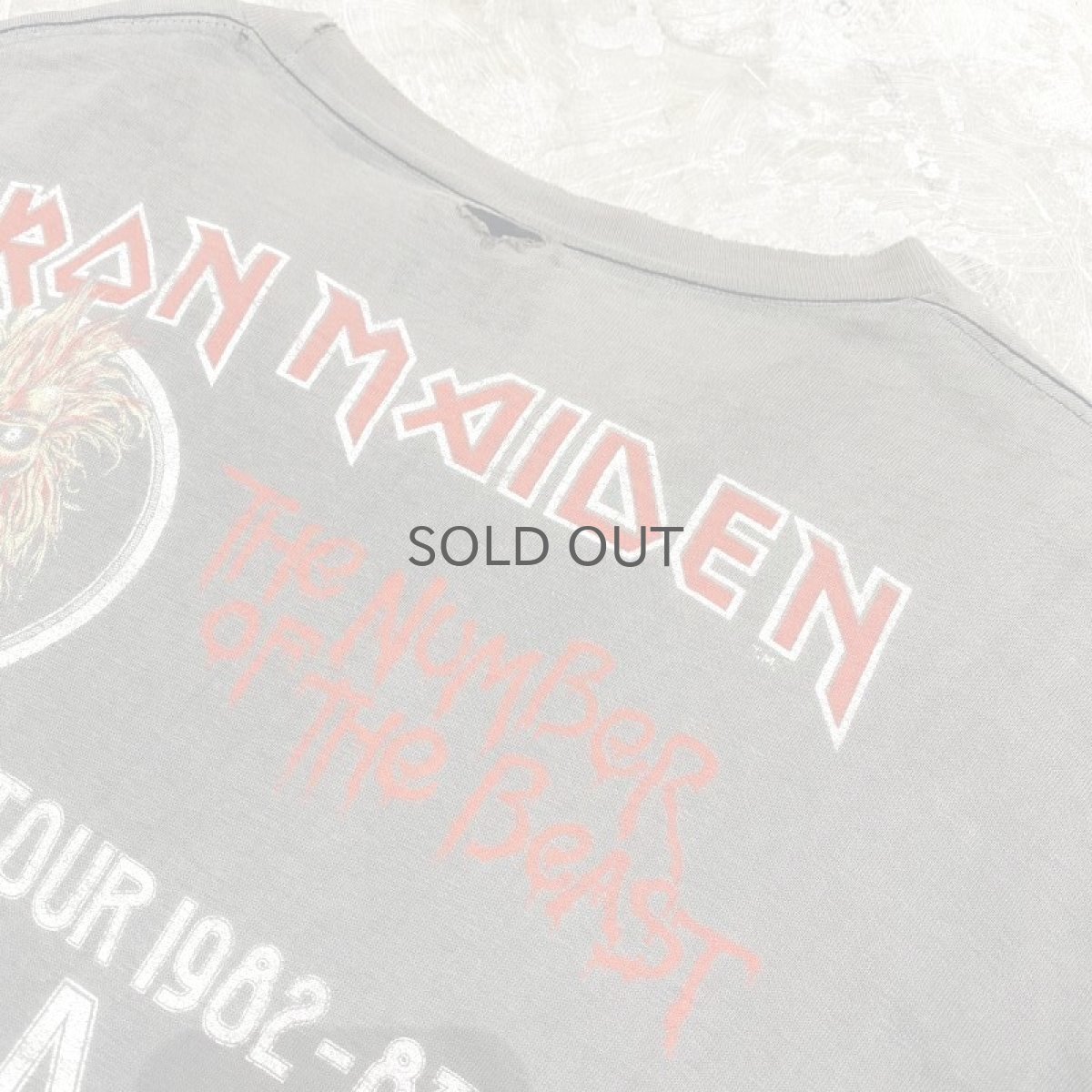 画像8: 80's "IRON MAIDEN" WORLD TOUR TEE / Mens XL (8)