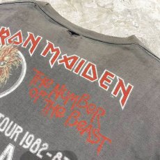 画像8: 80's "IRON MAIDEN" WORLD TOUR TEE / Mens XL (8)