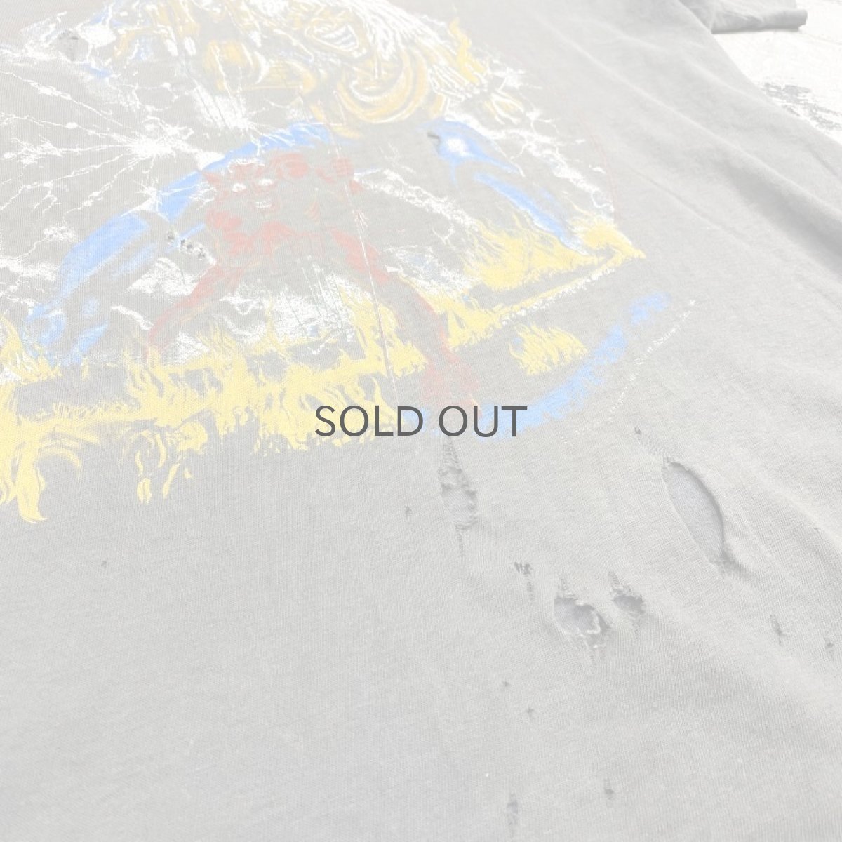 画像5: 80's "IRON MAIDEN" WORLD TOUR TEE / Mens XL (5)