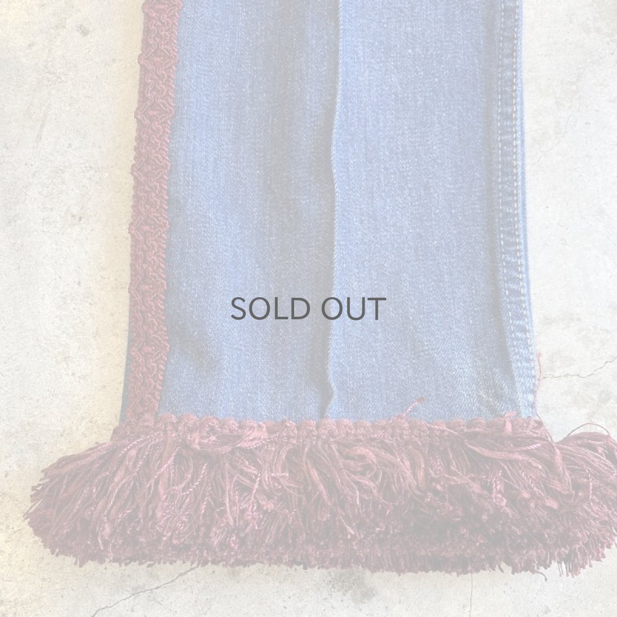 画像6: 【Wiz&Witch】"DIRTY BEAUTIFUL"  VINTAGE LINE FRINGE JEANS / W28 (6)