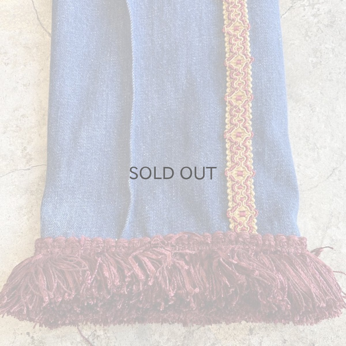 画像7: 【Wiz&Witch】"DIRTY BEAUTIFUL"  VINTAGE LINE FRINGE JEANS / W28 (7)