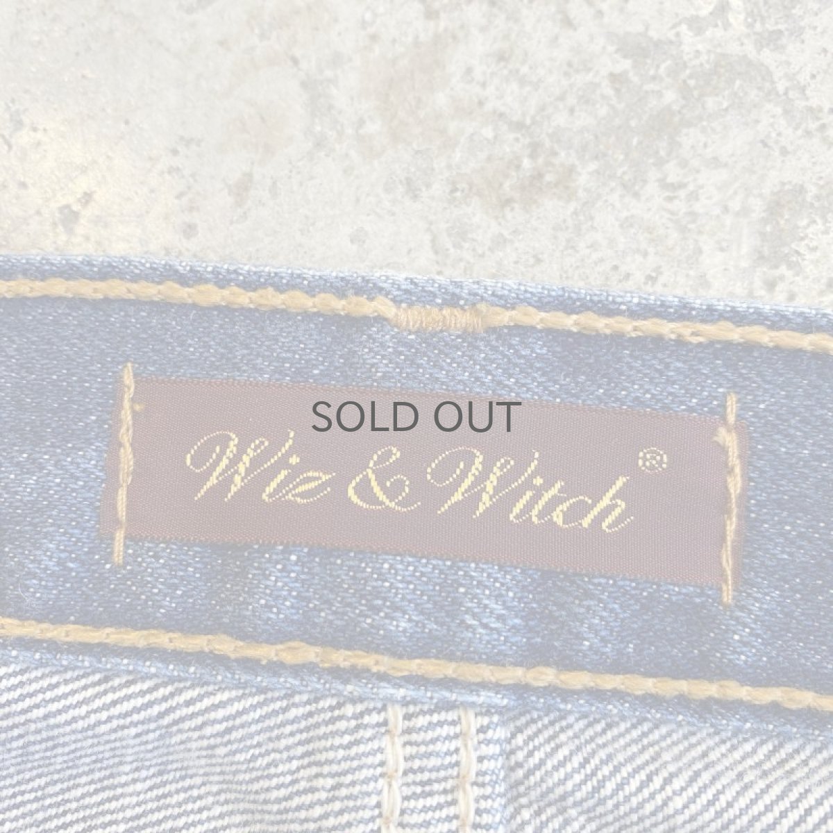 画像10: 【Wiz&Witch】"DIRTY BEAUTIFUL"  VINTAGE LINE FRINGE JEANS / W28 (10)