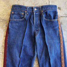 画像5: 【Wiz&Witch】"DIRTY BEAUTIFUL"  VINTAGE LINE FRINGE JEANS / W28 (5)