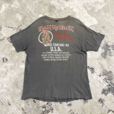 画像2: 80's "IRON MAIDEN" WORLD TOUR TEE / Mens XL (2)