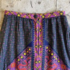 画像6: OLD ALL OVER PATTERN MERMAID SKIRT / W27 (6)