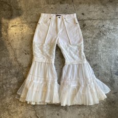 画像1: 【Wiz&Witch】"UNITED" VINTAGE LACE FLARE PANTS / W29 (1)