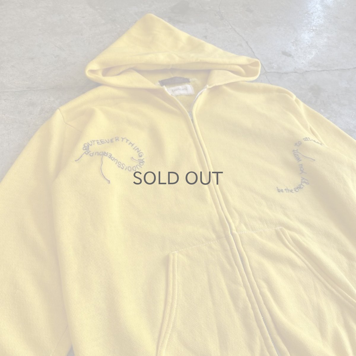 画像4: 【Wiz&Witch×KEEN KEEN】"MOCO" OLD ZIP UP SWEAT / OS (4)