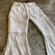 画像3: 【Wiz&Witch】"UNITED" VINTAGE LACE FLARE PANTS / W28 (3)