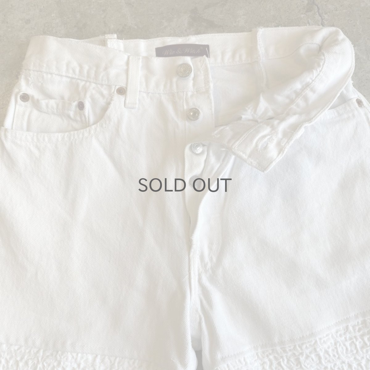 画像6: 【Wiz&Witch】"UNITED" VINTAGE LACE FLARE PANTS / W28 (6)