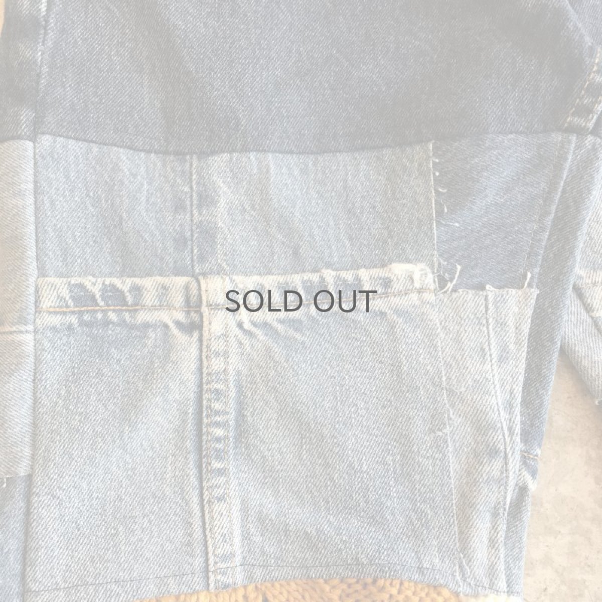 画像7: 【Wiz&Witch】"UNITED" DENIM × KNIT JEANS / W28 (7)