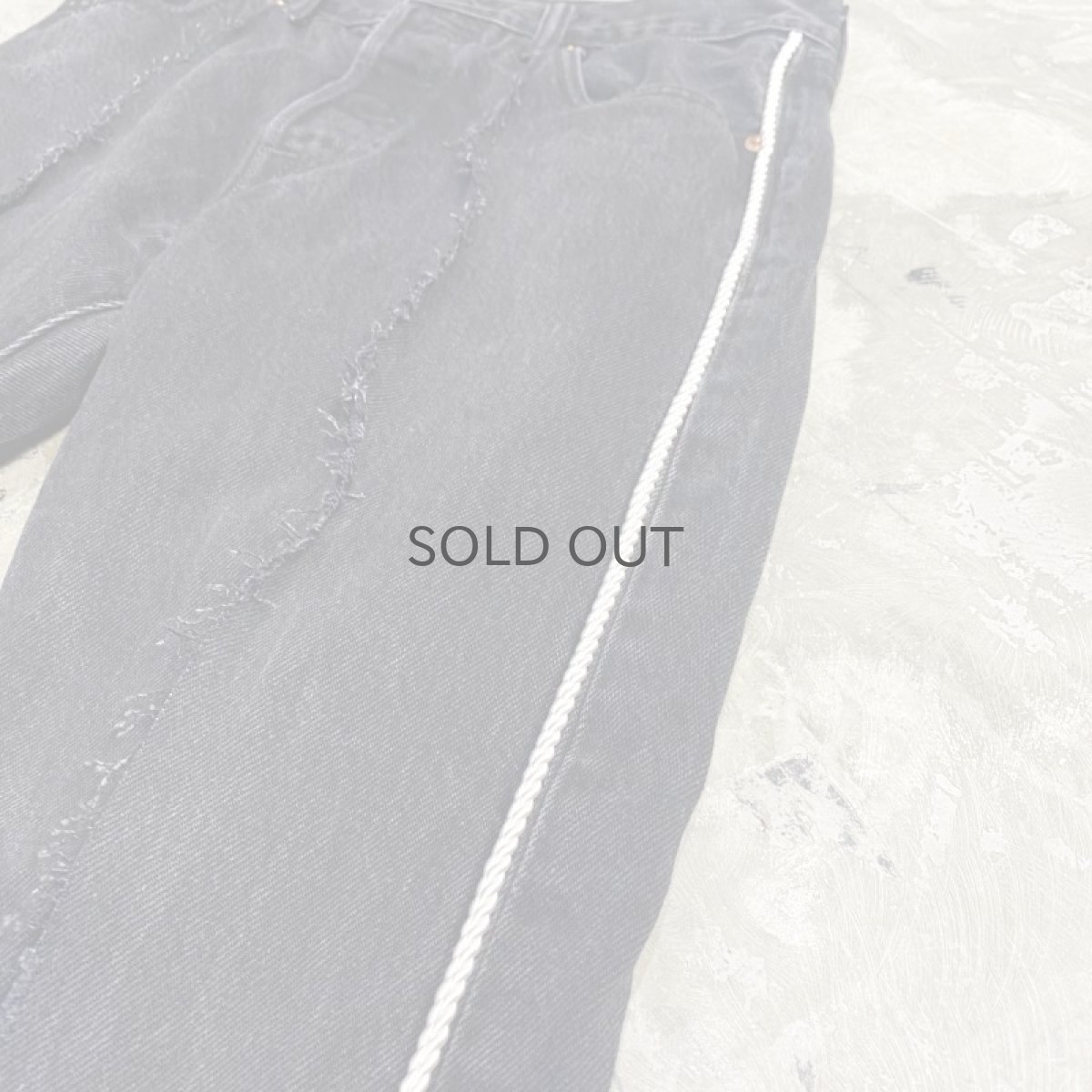 画像5: 【Wiz&Witch】 "DIRTY BEAUTIFUL" SIDE LINE SLIM JEANS / W29 (5)