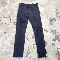 画像2: 【Wiz&Witch】 "DIRTY BEAUTIFUL" SIDE LINE SLIM JEANS / W29 (2)