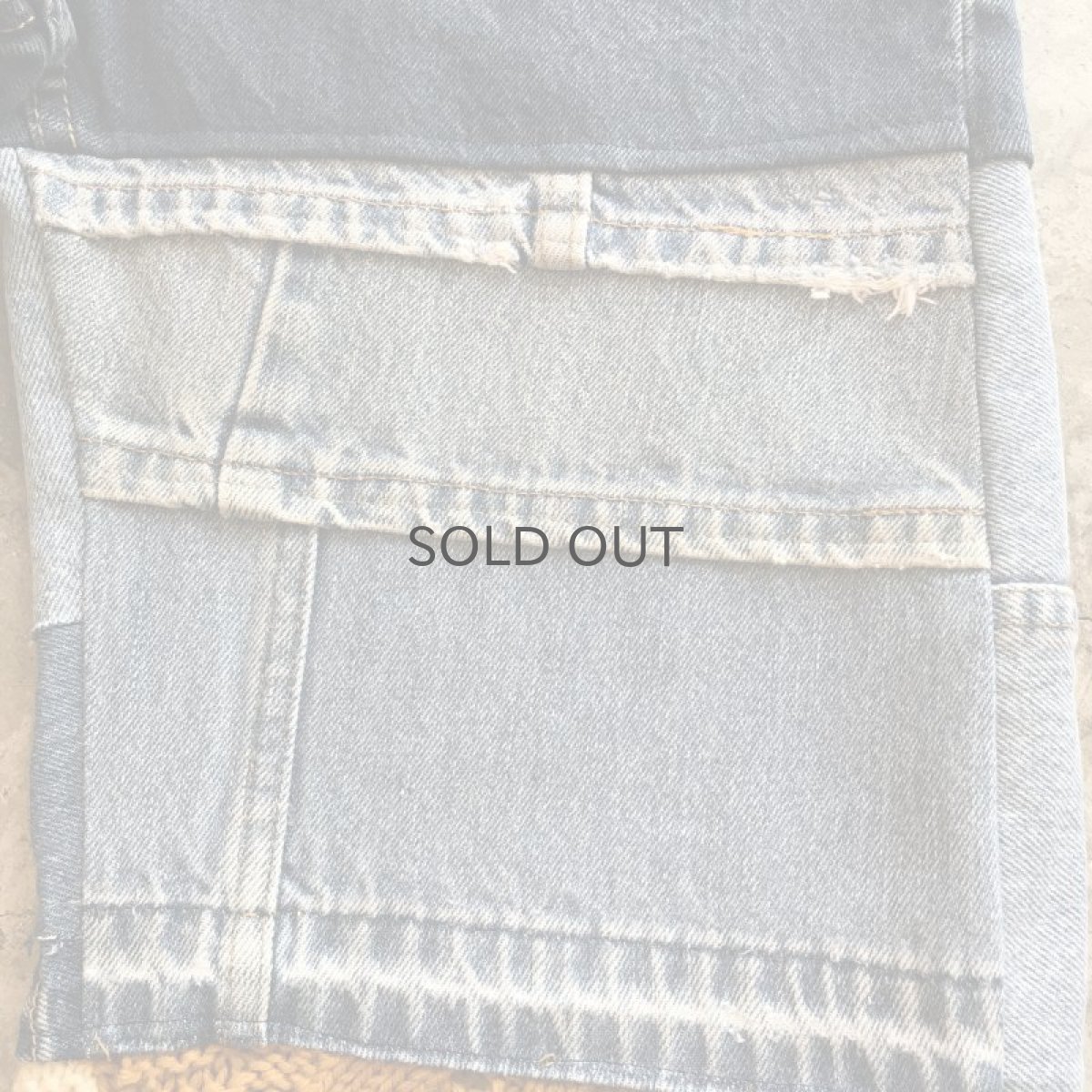 画像8: 【Wiz&Witch】"UNITED" DENIM × KNIT JEANS / W28 (8)