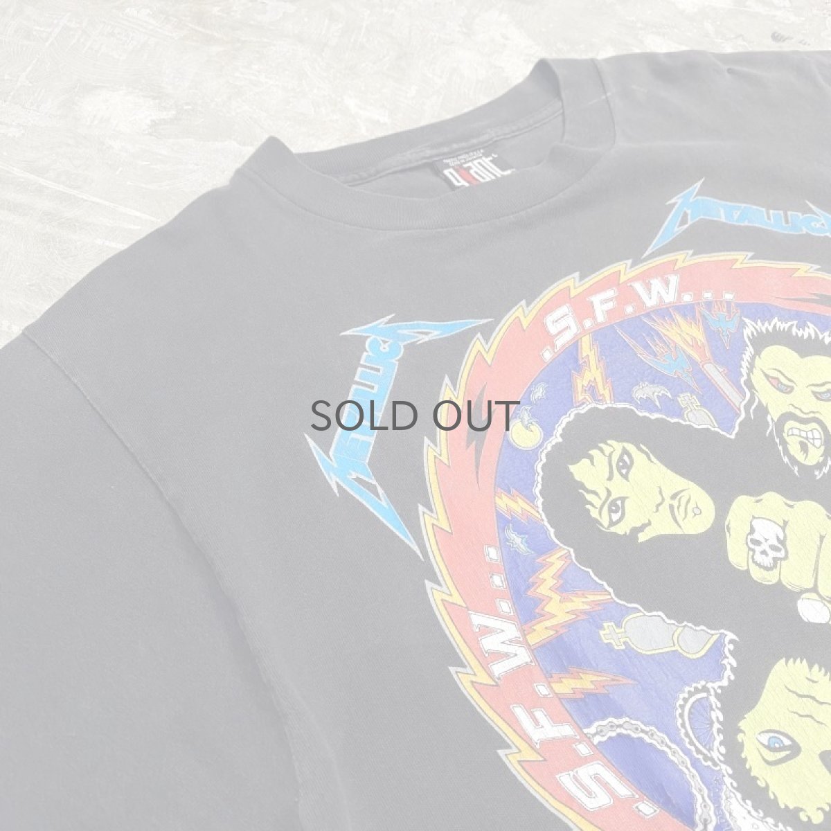 画像3: 90's METALLICA "S.F.W" TEE / Mens L / MADE IN USA (3)