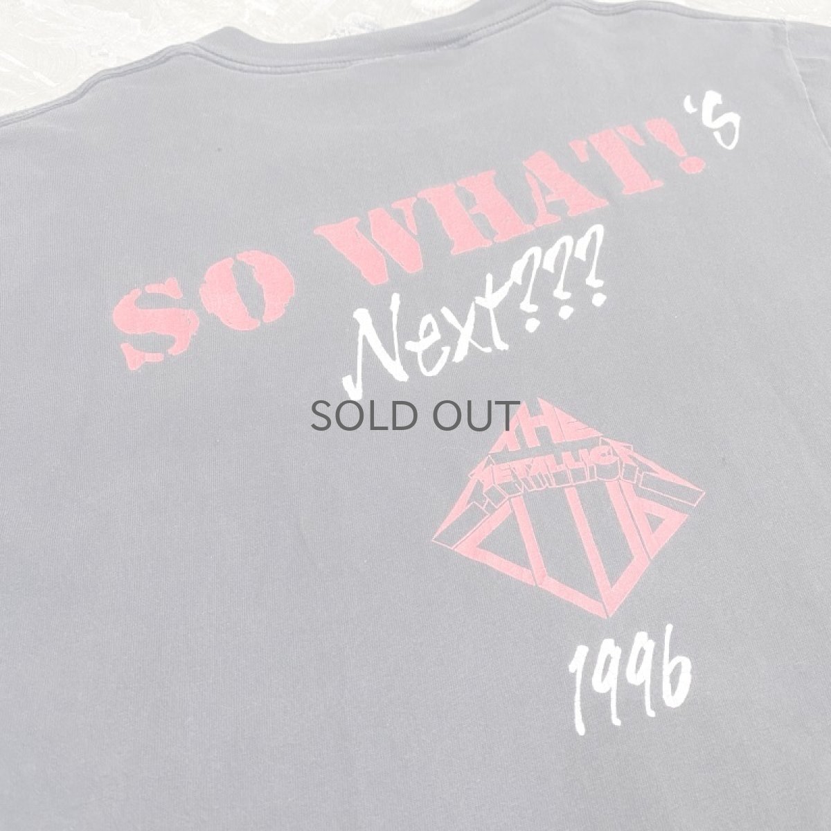 画像7: 90's METALLICA "S.F.W" TEE / Mens L / MADE IN USA (7)
