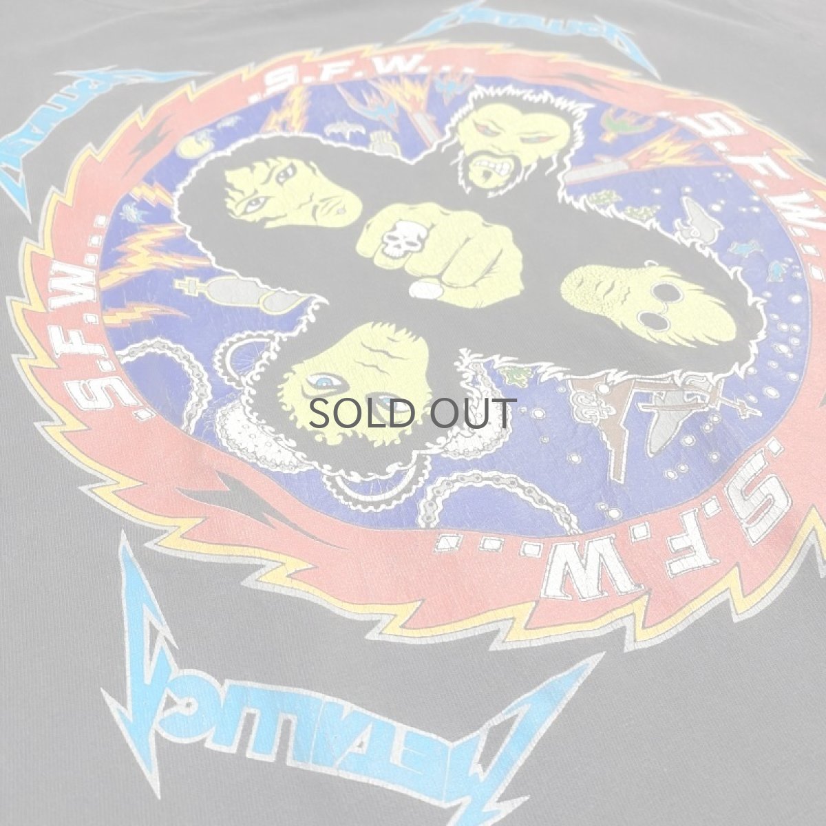 画像5: 90's METALLICA "S.F.W" TEE / Mens L / MADE IN USA (5)
