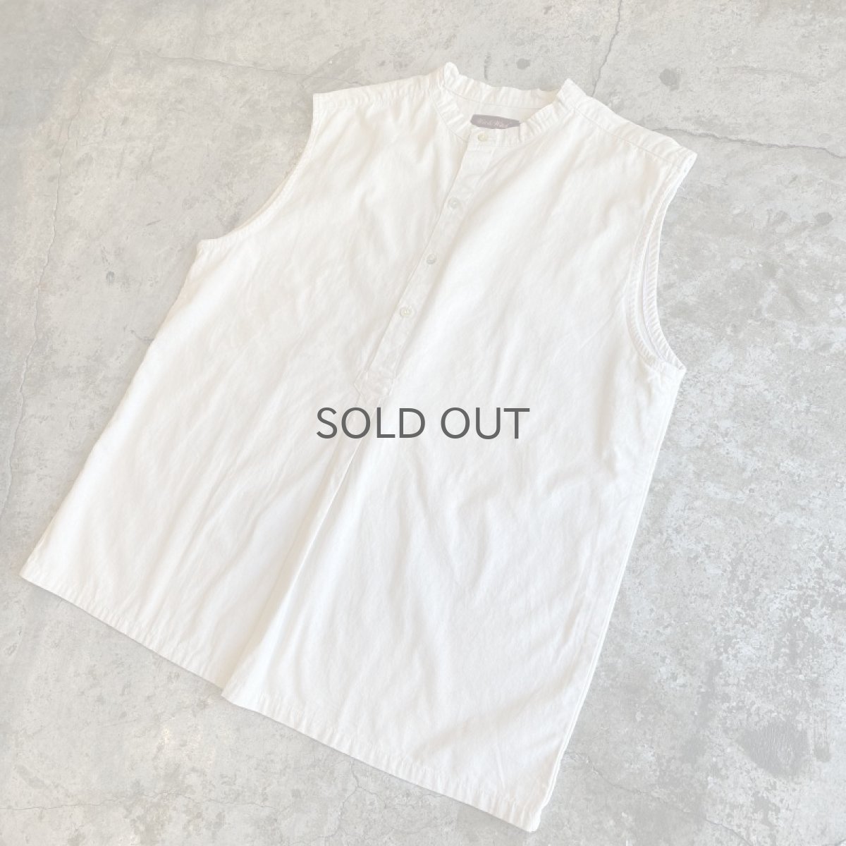 画像3: 【Wiz&Witch】"GYPSY" EURO HENLEY N/S SHIRT / WHITE / Ladies L (3)