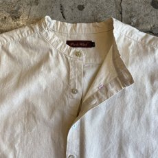 画像5: 【Wiz&Witch】"GYPSY" EURO HENLEY N/S SHIRT / WHITE / Ladies L (5)