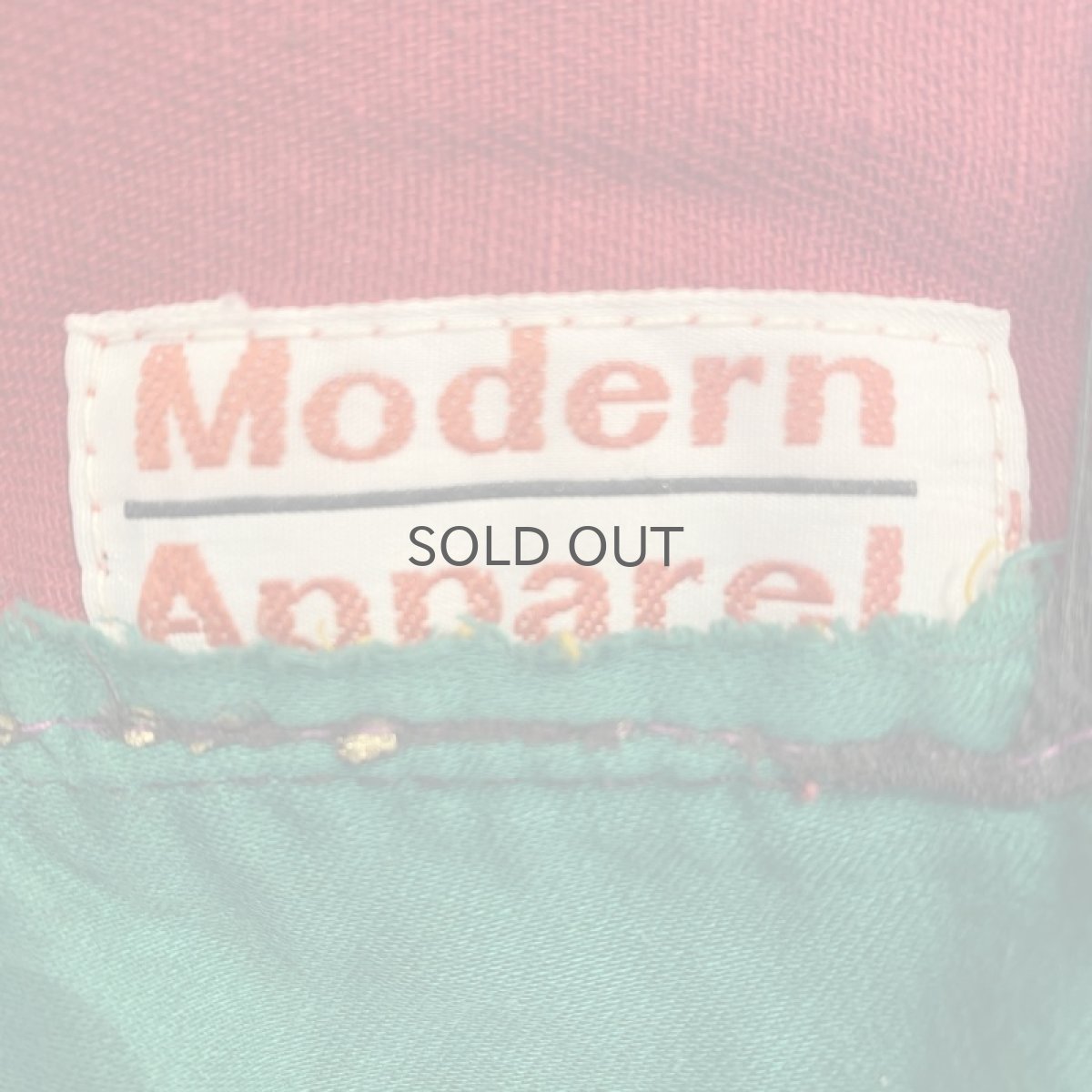 画像9: OLD EMBROIDERY NATIVE TIERED SKIRT / FREE (9)