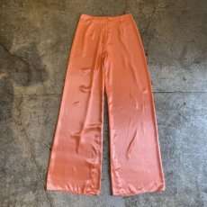 画像2: OLD SALMON PINK COLOR WIDE PANTS / W26~W27 (2)