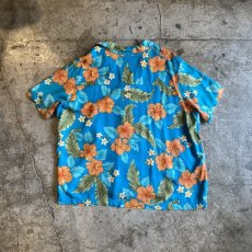 画像2: FLORAL PATTERN ALOHA RAYON COLOR SHIRTS / Ladies L (2)